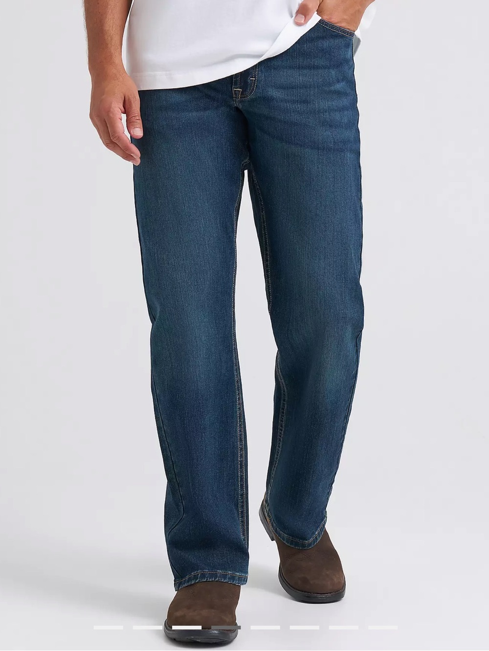 Wrangler Men’s Five Star Premium Flex Fit Jean, Relaxed Boot
